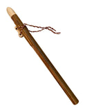F ~ Gemstone Native American Style Flute Made from English Character Brown Oak
