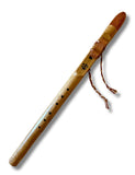 G ~ Native American Style Flute Made from English Brown and Character Oak