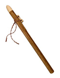 F ~ Gemstone Native American Style Flute Made from English Character Brown Oak