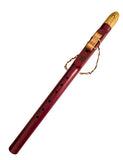 F# ~ Purpleheart and English Character Brown Oak Native American Style Flute