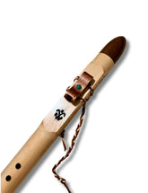 Low D ~ Gemstone Native American Style Flute made from Sycamore