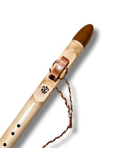 Low D ~ Gemstone Native American Style Flute made from Spalted Sycamore