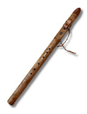 Low D ~ English Brown Character Oak Native American Style Flute