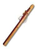F# ~ Purpleheart and English Character Brown Oak Native American Style Flute