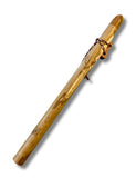 F# Flute made from English Character Brown Oak Native American Style Flute