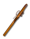 High Bb ~ Gemstone Native American Style Flute Made from Flute made from English Yew and English Character Brown Oak