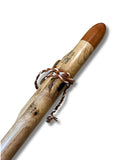 A ~ English Brown Character Oak Native American Style Flute