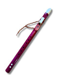 F ~ Gemstone Native American Style Flute Made from Purpleheart with Sycamore Nose