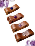 440 Hz & 432 Hz Gemstone Embedded Flute Blocks
