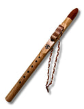 High C ~ English Character Brown Oak Native American Style Flute