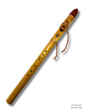 Low D ~ English Brown Oak Native American Style Flute
