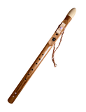 F ~ Gemstone Native American Style Flute Made from English Character Brown Oak
