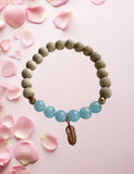 Magdalene Rose Energy Infused Crystal Diffuser Bracelet