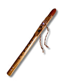 F# ~ Gemstone Native American Style Flute Made from Tiger Oak