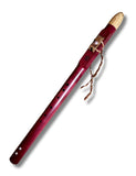 Low D ~ Gemstone Native American Style Flute Made from Purple Heart