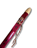 Low D ~ Gemstone Native American Style Flute Made from Purple Heart