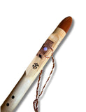 Low D ~ Gemstone Native American Style Flute made from Sycamore