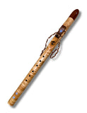 G ~ Gemstone Native American Style Flute Made from Rippled Sycamore