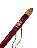 Low D ~ Gemstone Native American Style Flute Made from Purple Heart