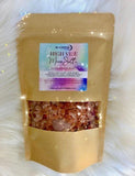 High Vibe Moon Salts - Crystal infused bath salts to cleanse and uplift your energy - Sacred Earth