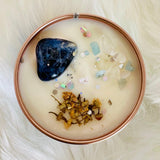 Light ~ Energy Infused Crystal Candle - To bring light and connection to the divine. - Sacred Earth